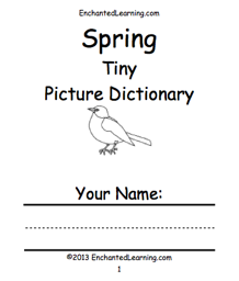 Spring  Tiny Picture Dictionary