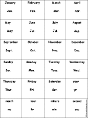 abbreviations