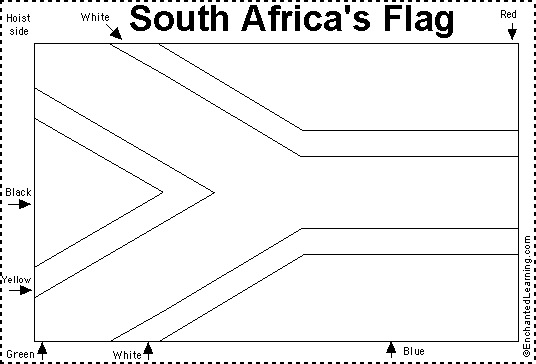флаг южной африки