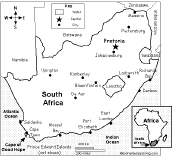 South tourism Map on Outline worksheets Printout Africa: geography
