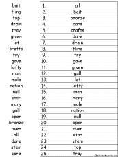 alphabetical order