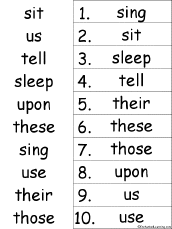 alphabetical order