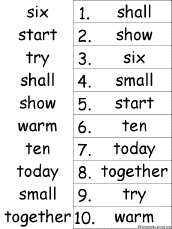 alphabetical order