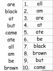 alphabetical order