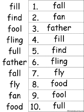 alphabetical order