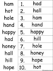 alphabetical order
