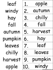 alphabetical order