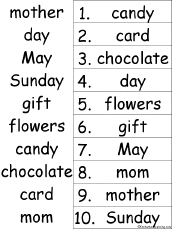 alphabetical order