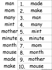 alphabetical order