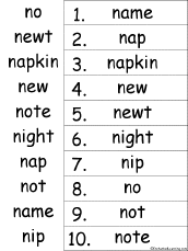 alphabetical order