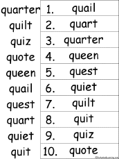 alphabetical order