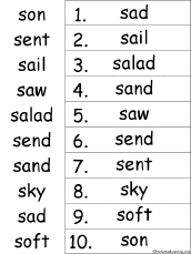alphabetical order