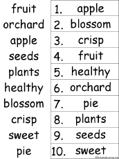 alphabetical order