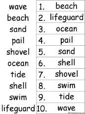 alphabetical order