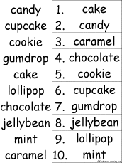 alphabetical order