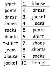 alphabetical order