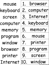 alphabetical order