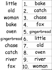 alphabetical order