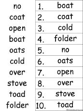 alphabetical order