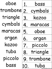 alphabetical order