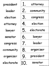 alphabetical order