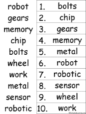 alphabetical order