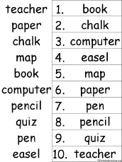 alphabetical order