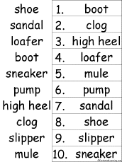 alphabetical order