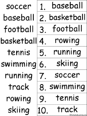 alphabetical order