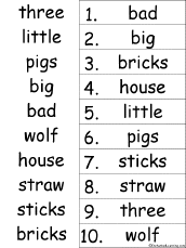 alphabetical order