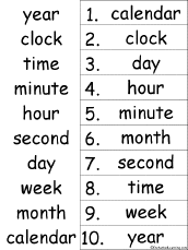 alphabetical order