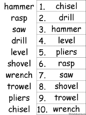 alphabetical order