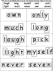 Word Shape