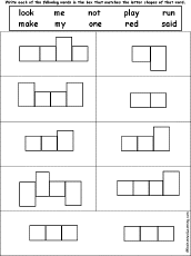 shape letter sight  word a letter dolch sight and word make puzzle worksheets look using words words