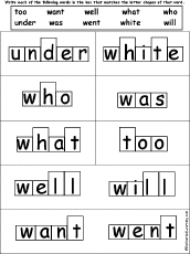 Word Shape