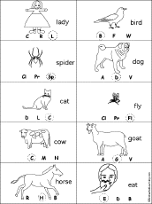 starting sounds of Words