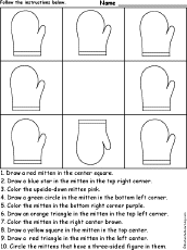 following instructions