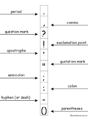 label punctuation marks