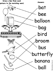 Match Words and Pictures