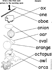 Match Words and Pictures