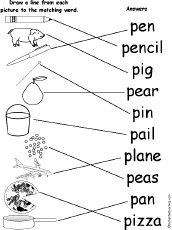 Match Words and Pictures