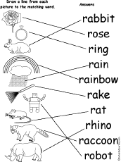 Match Words and Pictures
