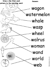Match Words and Pictures
