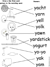 Match Words and Pictures