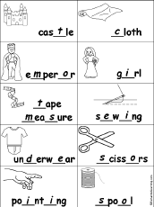 Missing Letters in Words Starting With Consonant Blends