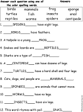 Spelling Words