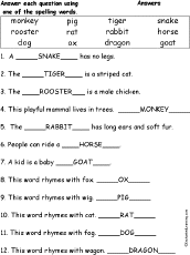 Spelling Words