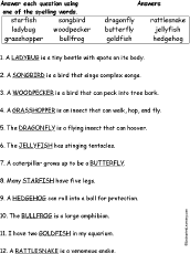 Spelling Words