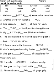 Spelling Words