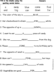 Spelling Words